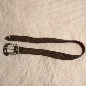 Western bling belt